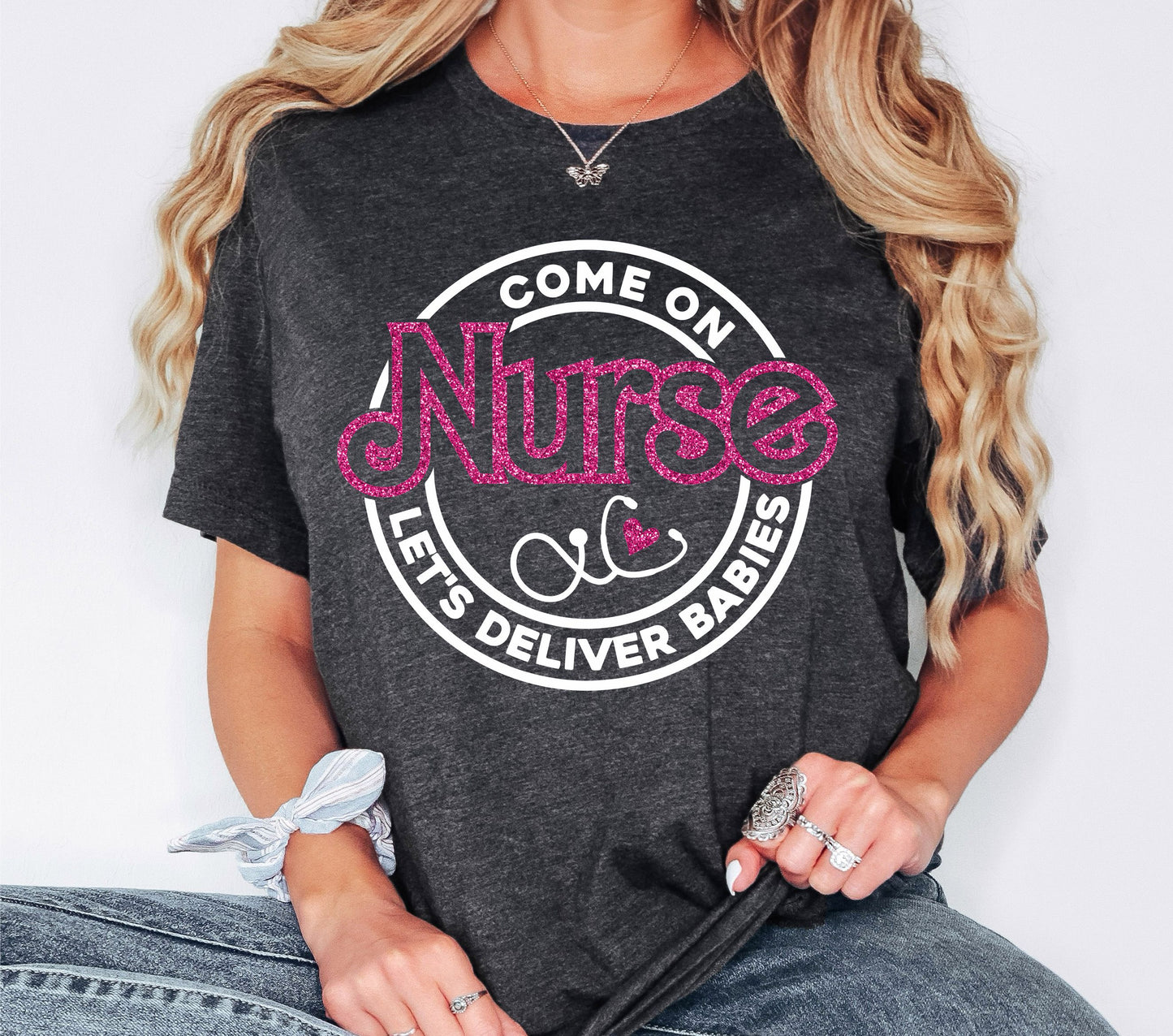 Let's Deliver Babies Nurse Tee